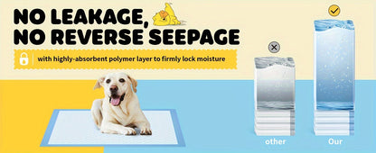XL Dog Pee Pads 34x28 Inch 100 Count Disposable - Super Absorbent Leak-Proof Odor Control Training Pads for Puppies Large Dogs and Elderly Dogs, Extra Large Potty Pads for Indoor Use, Blue