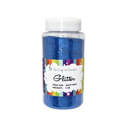 1lb Craft Glitter Powder in 19 Colors – Fine, Ultra Fine & Chunky Glitter with Shaker Top for Tumblers, Resin, Scrapbooking & DIY Crafts, Bulk Glitter for Kids & Adults
