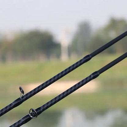 Carbon Fiber Fishing Lure Rod 180cm (70.86") Wooden Handle – Lightweight M-Tuned Two-Section Casting Rod for All Waters, Freshwater & Saltwater Bass Fishing Rod for Men & Women