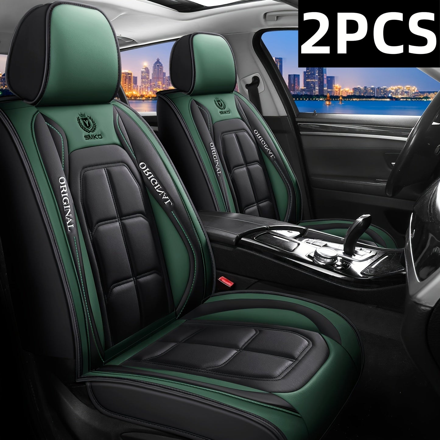 Faux Leather Car Seat Covers Universal Fit – Waterproof & Dirt-Resistant Protective Seat Cover for Cars, SUVs, Vans & Trucks, 1pc / 2pcs / 5pcs Set, Multiple Colors