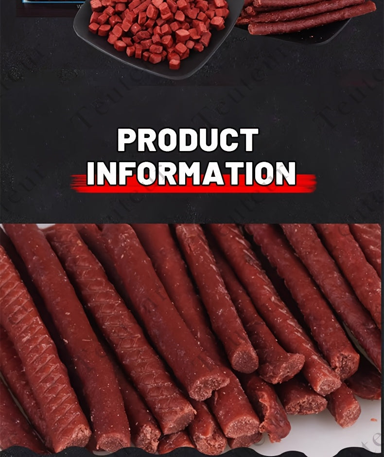 Premium Natural Beef Sticks Dog Treats – High Protein Grain-Free Beef Jerky & Molar Chews for Puppies, Adult Small Medium Large Dogs, Long-Lasting Training Rewards for All Breeds