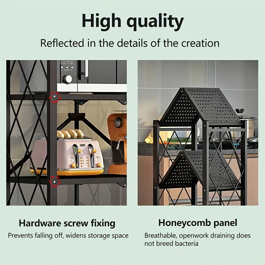 Bookshelf Shelving Unit with Wheels – 3, 4 & 5-Tier Portable Floor Standing Storage Rack for Office & Home, Multi-Layer Rolling Shelf Organizer, Easy Assembly – Black & White