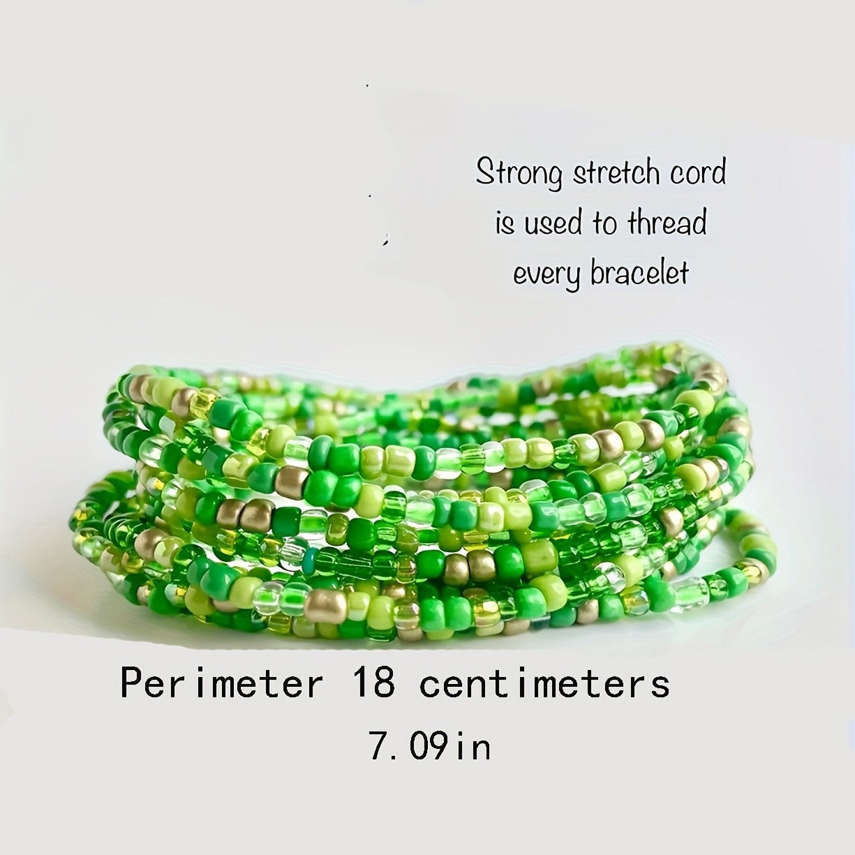 60-Pack Colorful Beaded Bracelets Bulk Set – Assorted Colors, Bohemian Stackable Stretch Bracelets for Women & Girls, Summer Beach Vacation Party Jewelry Accessories