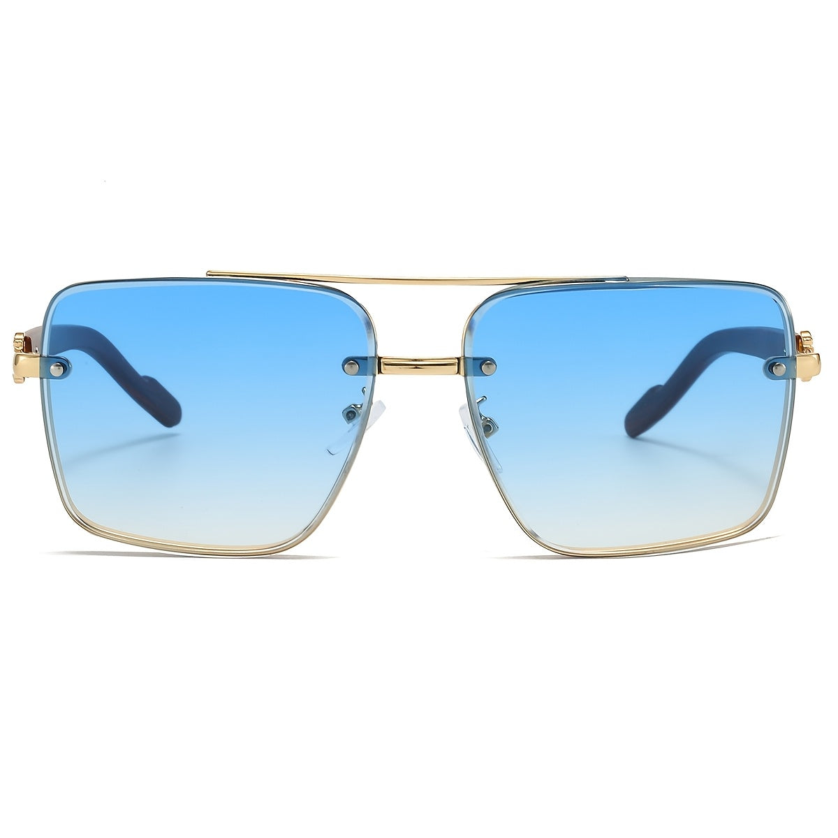 Retro Square Woodgrain Sunglasses for Men & Women – UV400 Gradient AC Lenses, Lightweight PC Frame, 7 Color Options, Vintage Street Style Eyewear for Driving, Travel & Everyday Wear