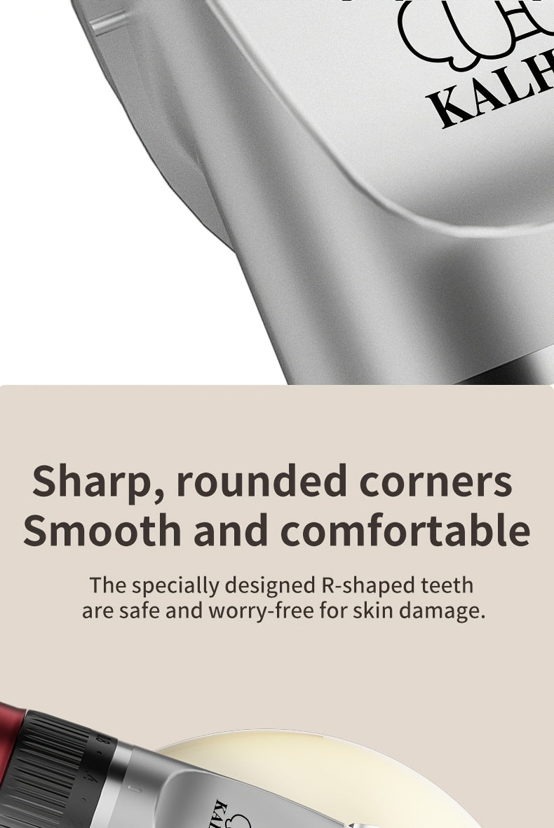 Rechargeable Cordless Pet Grooming Clippers with LED Display - Professional Wireless Dog Hair Trimmer, Detachable Blades, 4 Comb Guides, Low Noise 36V USB Charging, for Dogs Cats Small Animals