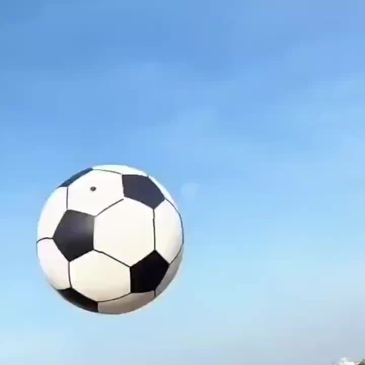 Giant Inflatable Soccer Ball 40 Inch - Extra Large Outdoor Toy for Pool Parties, Backyard Games, Beach & Playground, Reusable Party Decoration Ball for Kids & Adults