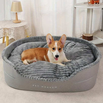 Large Dog Bed Thickened Washable - Bite Resistant Machine Washable Pet Bed for Large Dogs, All-Season Universal Design, Available in M to XXL Sizes, Durable Orthopedic Dog Mat