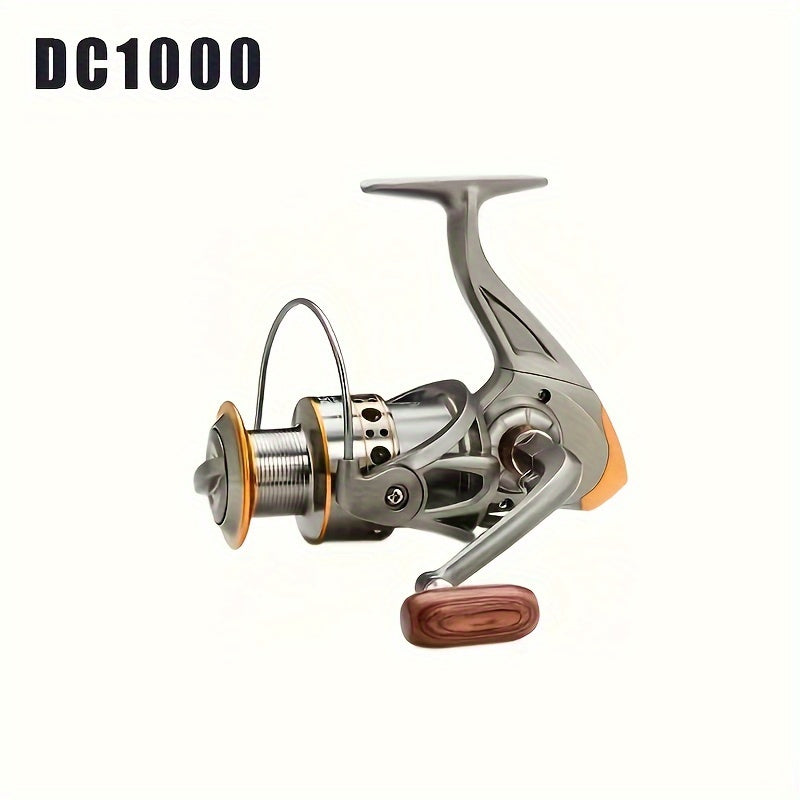 Metal Spinning Fishing Reel 5.2:1 Gear Ratio 22LB Max Drag - Aluminum Alloy Ambidextrous Reel for Freshwater Saltwater Bass Carp Fishing