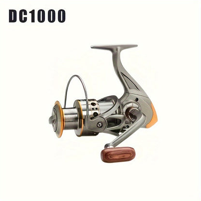 Metal Spinning Fishing Reel 5.2:1 Gear Ratio 22LB Max Drag - Aluminum Alloy Ambidextrous Reel for Freshwater Saltwater Bass Carp Fishing