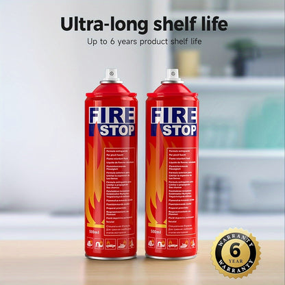 Portable Mini Fire Extinguisher for Home, Car, Kitchen & Boat – 4-in-1 Small Fire Stop with Mounting Bracket, 2-Pack & 4-Pack, Essential Fire Safety for Every Room & Vehicle