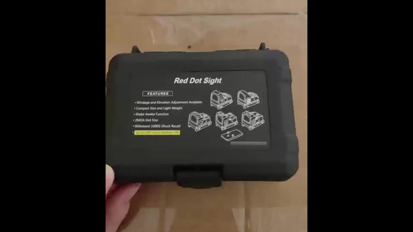 Red Dot Sight 2 MOA Shake Awake Optic – Shock-Activated Auto On/Off, Fast Target Acquisition, Waterproof Scope for Hunting, Tactical & Shooting – Great Gift for Shooters