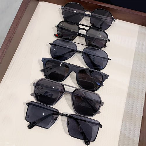 6-Pack Classic Polarized Sunglasses Multi-Frame Set for Men & Women – UV Protection Shades for Driving, Fishing, Travel, Outdoor Parties & Vacation, Fun Photo Props & Gift Set