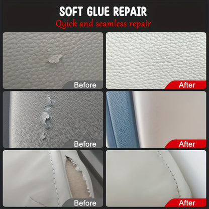 Heavy Duty Fabric Repair Glue Invisible Washable No-Sew Strong Adhesive for Car Seat Sofa Clothing Shoes Jacket - Professional Grade Instant Fix Multi-Purpose Fabric Glue Stick