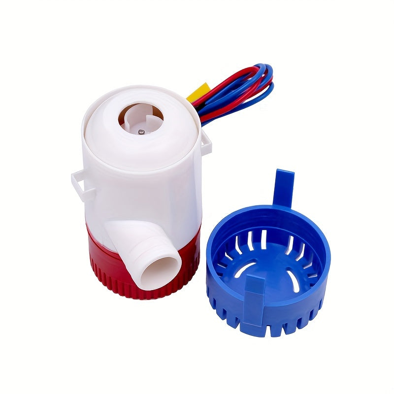 1100GPH 12V Submersible Electric Bilge Pump Low Noise Auto Float Switch for Boats Yachts RVs Pools Marine Water Removal
