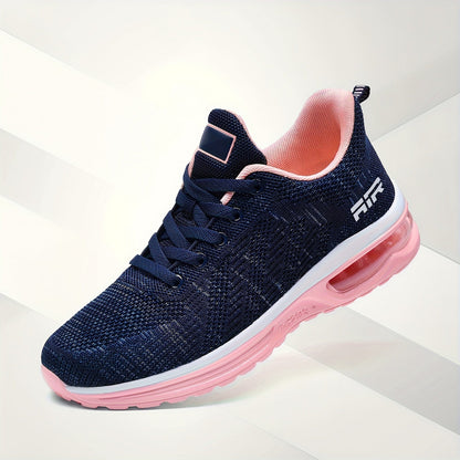 Women's Lightweight Running Sneakers with Air Cushion Sole – Breathable Walking Shoes for Women, Non-Slip Tennis Shoes, Fitness & Gym Sports Shoes, Comfortable Everyday Athletic Sneakers for Ladies