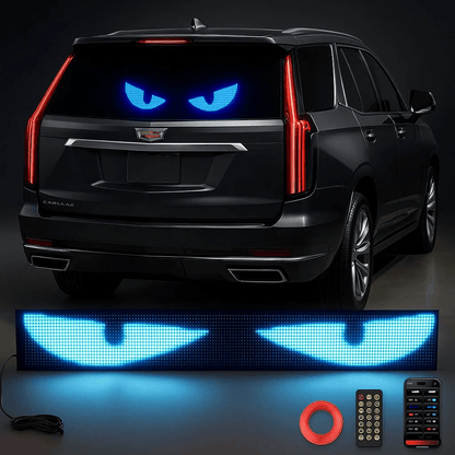 LED Scrolling Sign App Programmable – Animated Text Display Board, USB Powered, Car Charger Included, Multiple Sizes, Perfect for Bar, Party, Car, Christmas, New Year & Birthday Decorations