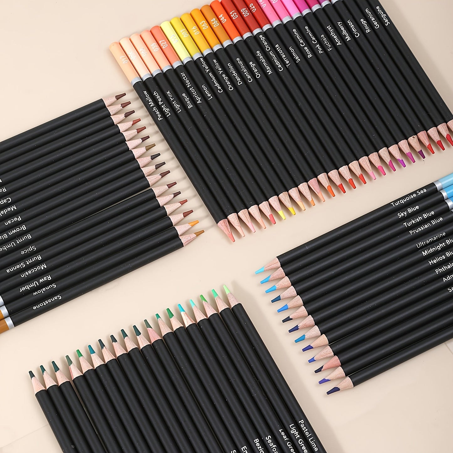 72 Color Oil-Based Colored Pencils Set for Adults Artists and Beginners Vivid Pigment Art Supplies for Drawing Sketching Coloring Creative Projects Back to School