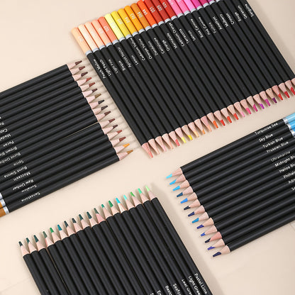 72 Color Oil-Based Colored Pencils Set for Adults Artists and Beginners Vivid Pigment Art Supplies for Drawing Sketching Coloring Creative Projects Back to School