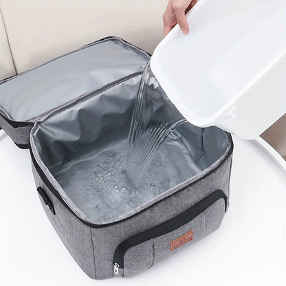 Insulated Lunch Bag Oxford Cloth – Portable Thermal Food Bag for Work, School & Picnic – Multi-Purpose Lunch Box Bag for Snacks, Takeaway & Meal Prep – Leakproof & Reusable, 4 Colors