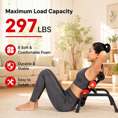 Mini Inversion Table Back Stretch Machine – Ab Trainer, Handstand Training, Yoga Fitness Equipment, Total Body Workout, Stretches Back & Neck, Home Gym Exercise Machine