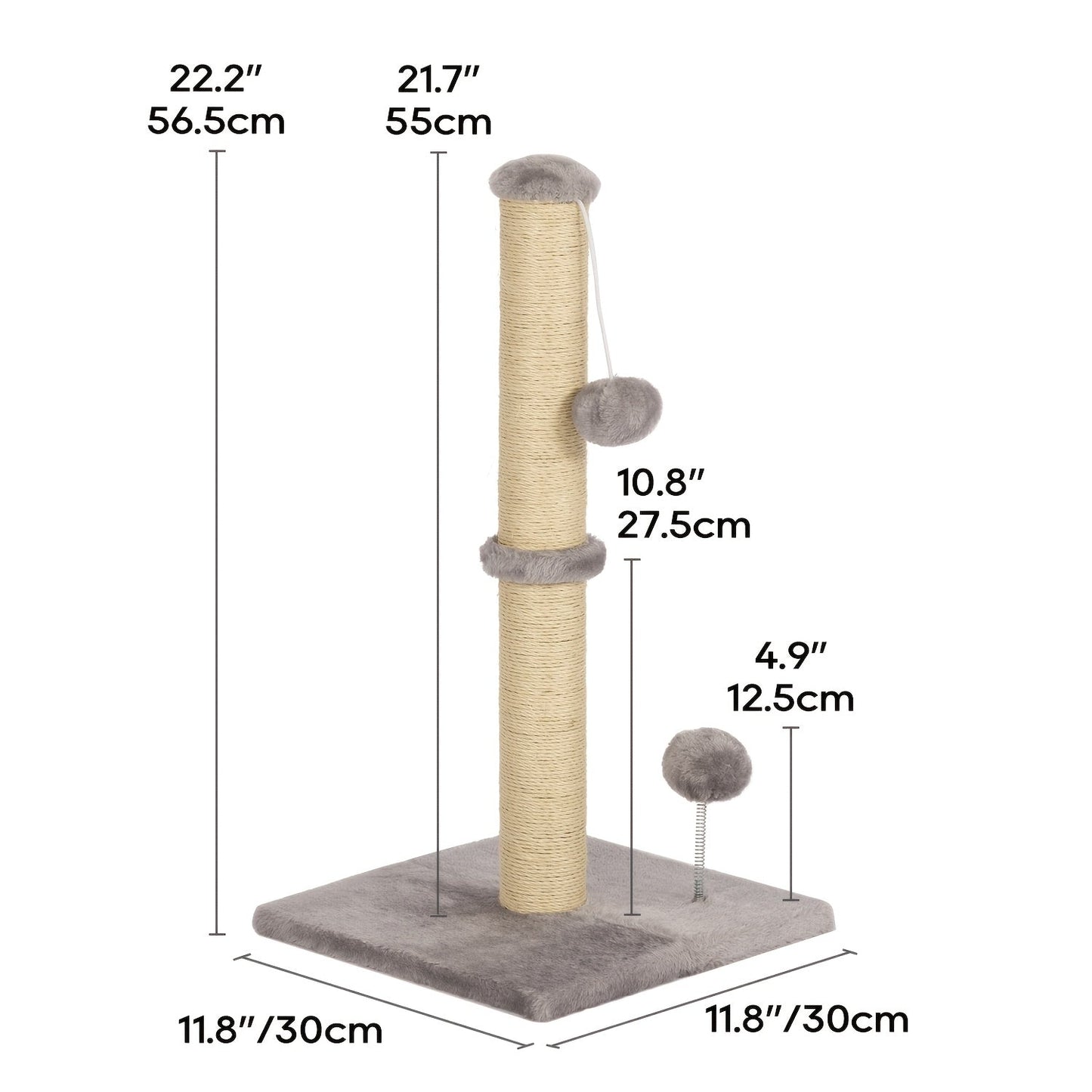 Multi-Level Cat Tree Tower with Scratching Post – Indoor Kitten Activity Center Playhouse, Easy to Assemble, Available in 22"/54"/60"/70" Heights & 7 Colors, Perfect Cat Gift