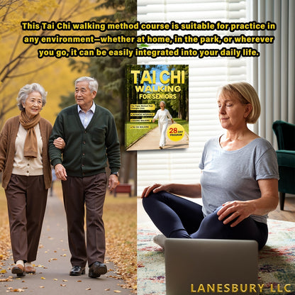 Tai Chi Walking for Seniors - Effortless Weight Loss & Gentle Care with the 28-Day Triple Method, Japanese Intervals & Qigong Walking, Low-Impact Fitness Guide for Older Adults