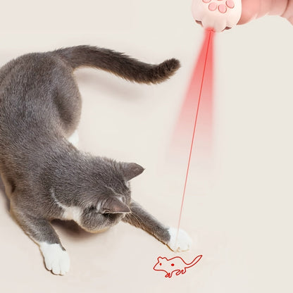7-in-1 Interactive Cat Teaser Toy USB Rechargeable – 7 Play Modes for Indoor Cats & Dogs, Chasing Exercise Toy, Includes Free Bonus Mouse Toy, Great Christmas & Birthday Gift for Pets