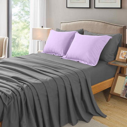 7 Piece Comforter Set Queen King Size – Soft Microfiber Pinch Pleated Bed in a Bag with Comforter, Fitted Sheet, Flat Sheet & 4 Pillowcases, All-Season Bedding Set for Home & Dorm