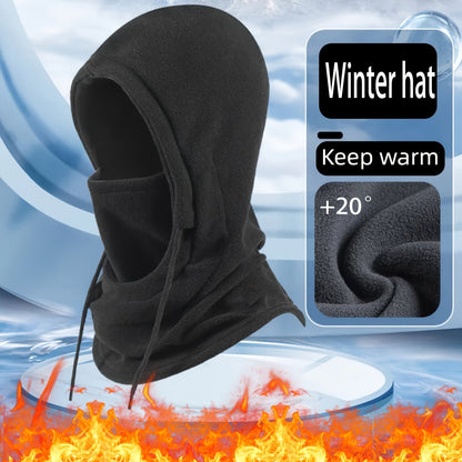 Winter Beanies 2-Pack for Men & Women – Thermal Knit Skull Caps with Fleece Lining, Soft Stretchable Cold Weather Hats, Buy One Get One Free, Black