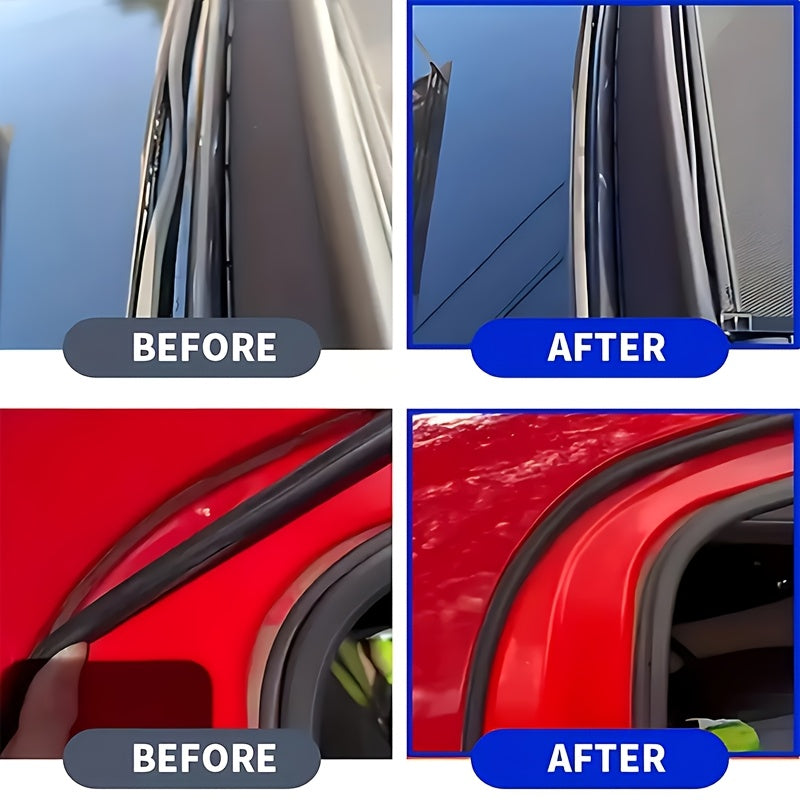 Car Interior Sealant & Plastic Repair Adhesive Kit – Seat Adhesive, Super Windproof Strip Glue & Sealing Pad for Car Body, Door, Trim & Interior Repair – Fast-Fix Auto Repair Glue
