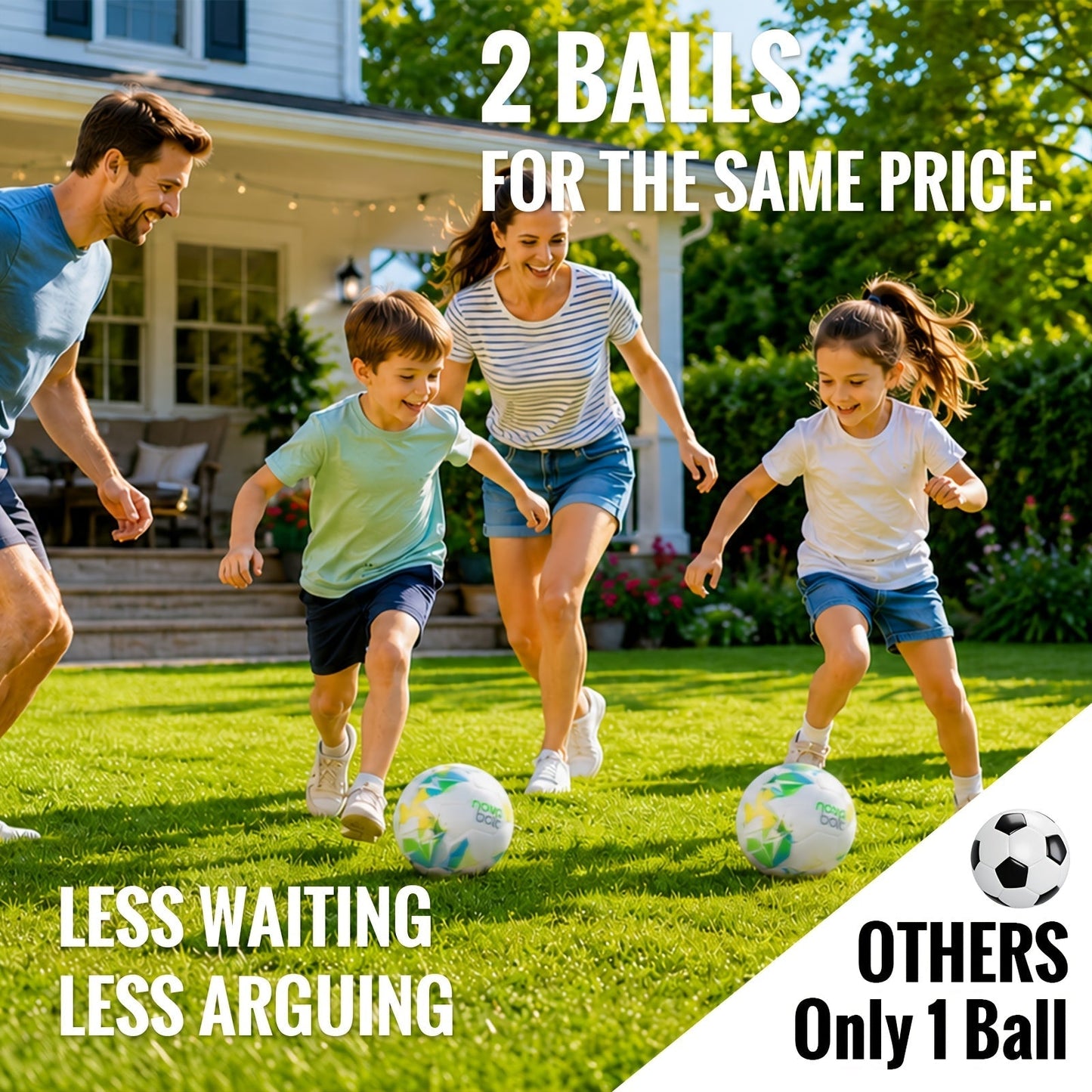 2-Pack Portable Pop-Up Soccer Goal Set – 4’x3’ Folding Soccer Nets for Youth & Adults, Includes 2 Balls, Pump & Carrying Bag, 450D Oxford Fabric, Indoor Outdoor Backyard Soccer Goals (Green/Pink)