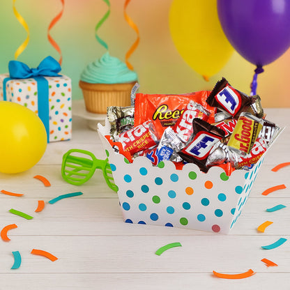 Assorted Chocolate Mix 1 Pound Bulk Bag – Individually Wrapped Milk Chocolate Peanut Butter Caramel Variety, Perfect for Halloween Parties Holidays & Everyday Snacking