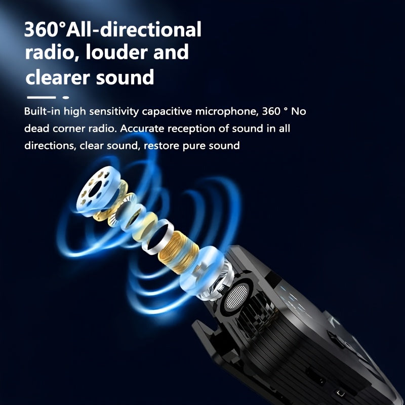 2-in-1 Wireless Lavalier Microphone USB-C with Intelligent Noise Cancellation, Omnidirectional Condenser Mic & Pom-Pom Windshield – Plug & Play Clip-On Lapel Mic for Live Streaming, Interviews, Vlogging & Content Creation on iPhone & Android