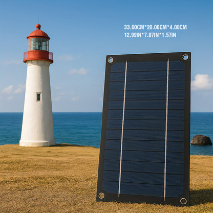 Solar Panel Kit with Battery Charging Controller – Portable Off-Grid Power for Car, RV, Caravan, Camping & Outdoor Use