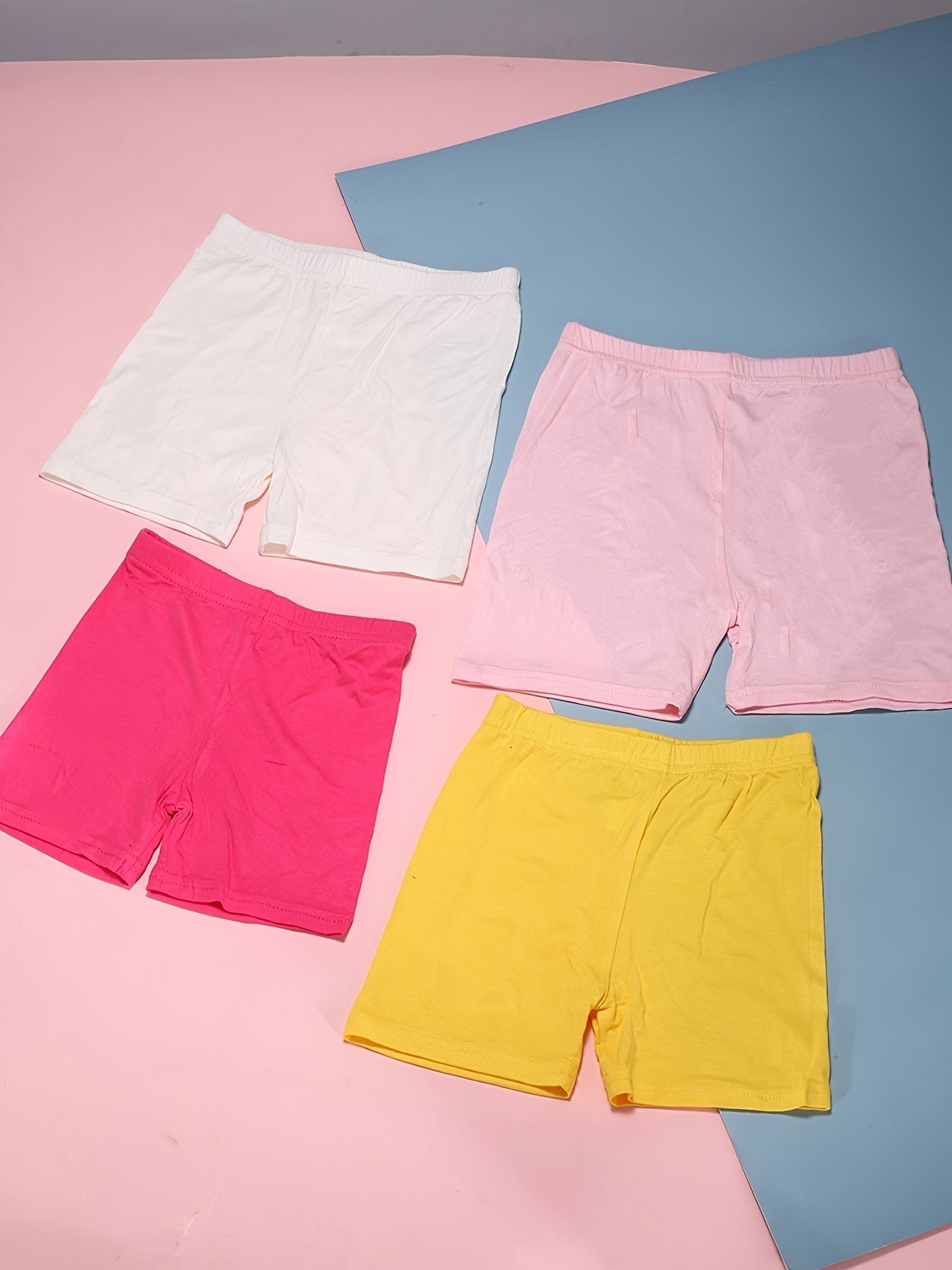 Girls Bike Shorts 6-Pack Soft Modal Cartwheel Shorts for Toddlers Kids – Under Dress Dance Biker Shorts Multicolor for Outdoor Play Ages 2-10