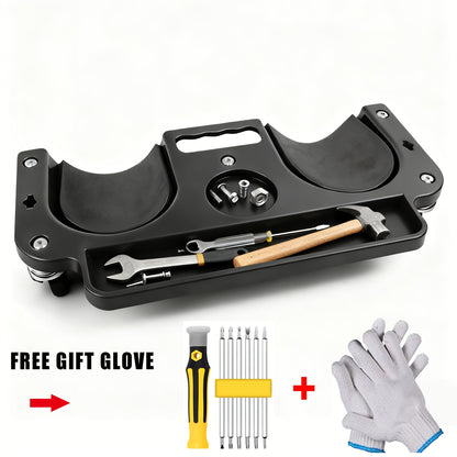 Rolling Knee Creeper Pad with Built-In Tool Tray – ABS High-Impact Frame, Cushioned Kneeling Pad for Mechanics, Carpenters, Flooring & Car Repairs – Multi-Color Automotive Repair Aid & Workshop Gift