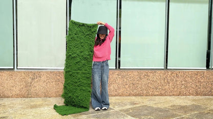 Artificial Moss Carpet Roll 19.68×78.74 Inch – Fake Moss Mat for Wall, Garden, Wedding, Roof & Indoor Outdoor Decoration, Cuttable & Easy to Maintain