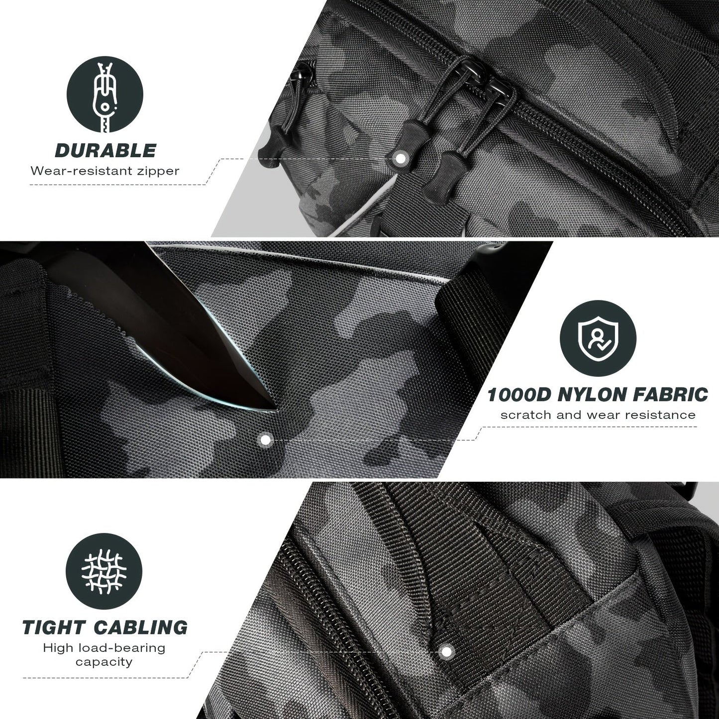 Fishing Backpack Tackle Sling Bag with Rod Holder – Waterproof Hiking Daypack Fly Fishing Bag for Men Women, Tackle Box Storage, Gift for Fisherman Dad