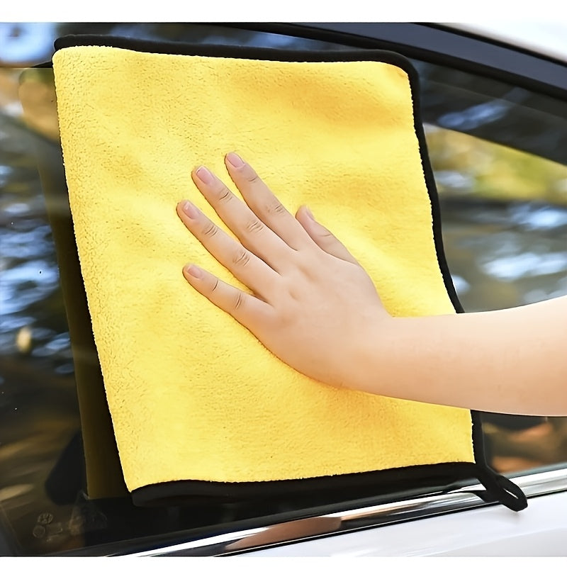 10pcs Microfiber Car Cleaning Towels – Super Absorbent, Lint-Free, No Streaks, Car Wash Drying Cloths for Car Exterior, Interior, Glass & Household Cleaning
