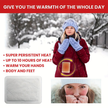 Hand Warmers 20 Pack Odorless 10-Hour Lasting Heat – Disposable Breathable Warmers Safe for Babies Winter Outdoor Travel Camping Skiing Bedtime
