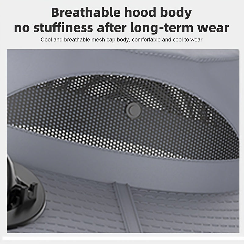 Solar Powered Fan Hat with USB Charging – Wide Brim Sun Protection Hat with Built-In Cooling Fan for Men, Lightweight Long Battery Life Outdoor Hat for Fishing, Hiking, Mountain Climbing & Daily Wear