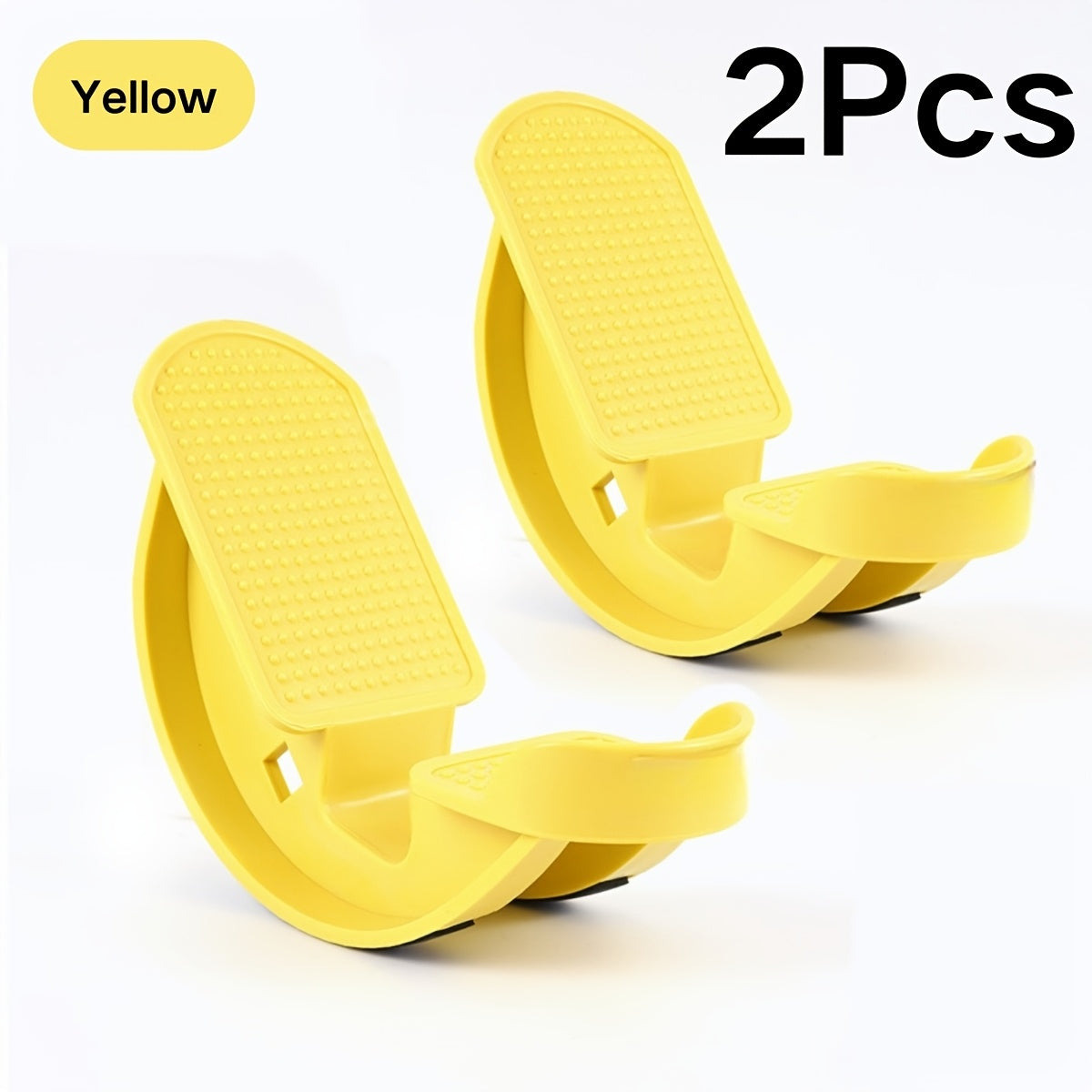 Calf Stretcher Foot Pedal for Balance Flexibility Training Muscle Massage & Yoga – Durable ABS Non-Slip Foot Rocker for Plantar Fasciitis Achilles Tendon Relief – Blue Black Pink Yellow, 1/2/3pcs