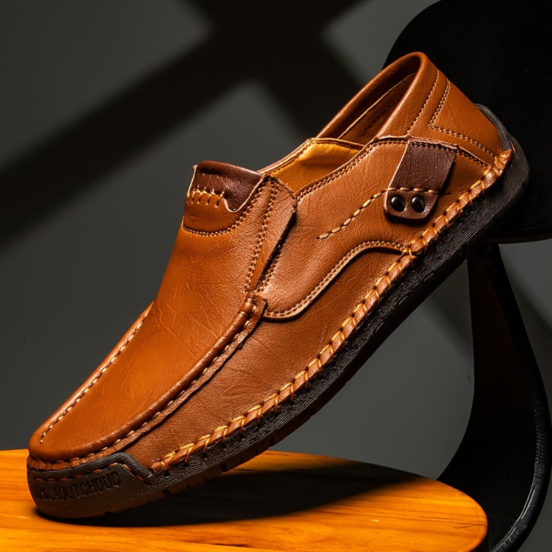 Men's Slip-On Loafers – Lightweight Breathable Casual Shoes for Driving Walking Daily Wear, Comfortable Non-Slip Sole, Easy On Off Design, Perfect for Men Who Value Style & Comfort