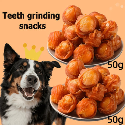 High Protein Dog Treats Chicken Duck Jerky Grain-Free Training Rewards Sausage Dental Health Low Fat Easily Digestible Medium Large Breeds Gift Box Multi-Flavor Sets