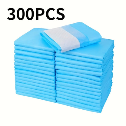 Super Absorbent Pet Pee Pads 23.62" x 23.62" – Bulk 50 to 400 Count Leak-Proof Disposable Training Pads for Dogs, Puppies, Cats & Rabbits, Odor Control, Great Value Pack