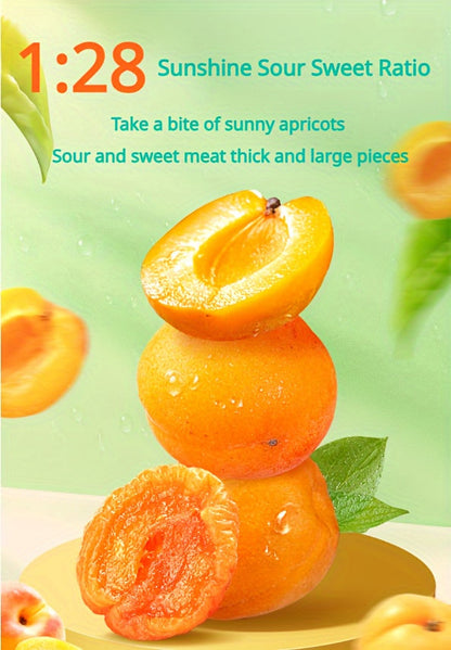 Dried Apricots Snack 3 Bags Pack Natural Tropical Dried Fruit Healthy Sweet Snack Ready-to-Eat Vegan Gluten-Free Gift