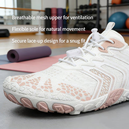 Women's Barefoot Hiking Shoes – Lightweight Breathable Outdoor Sports Shoes for Trail, Beach & Everyday Wear, Fashionable Minimalist Design, Non-Slip Sole, Available in Multiple Colors, Sizes US 6-11