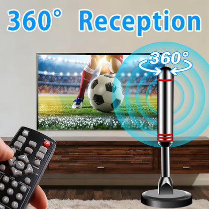 2025 TV Antenna 150 Mile Range Indoor Outdoor HD Digital Antenna for Smart TV Local Channels Supports 8K 4K 1080P with 10ft Premium Coaxial Cable