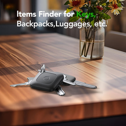 Portable Real-Time GPS Tracker Global Coverage Location Tracking Device for Cats Dogs Keys Wallets Luggage Anti-Loss Finder Android & Universal Single or 4-Pack