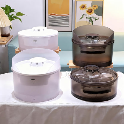 Automatic Dog Water Fountain 1.3 Gallon Large Capacity Pet Water Dispenser with Splatter Guard Cleaning Kit Low Voltage USB for Dogs Cats Multiple Pets